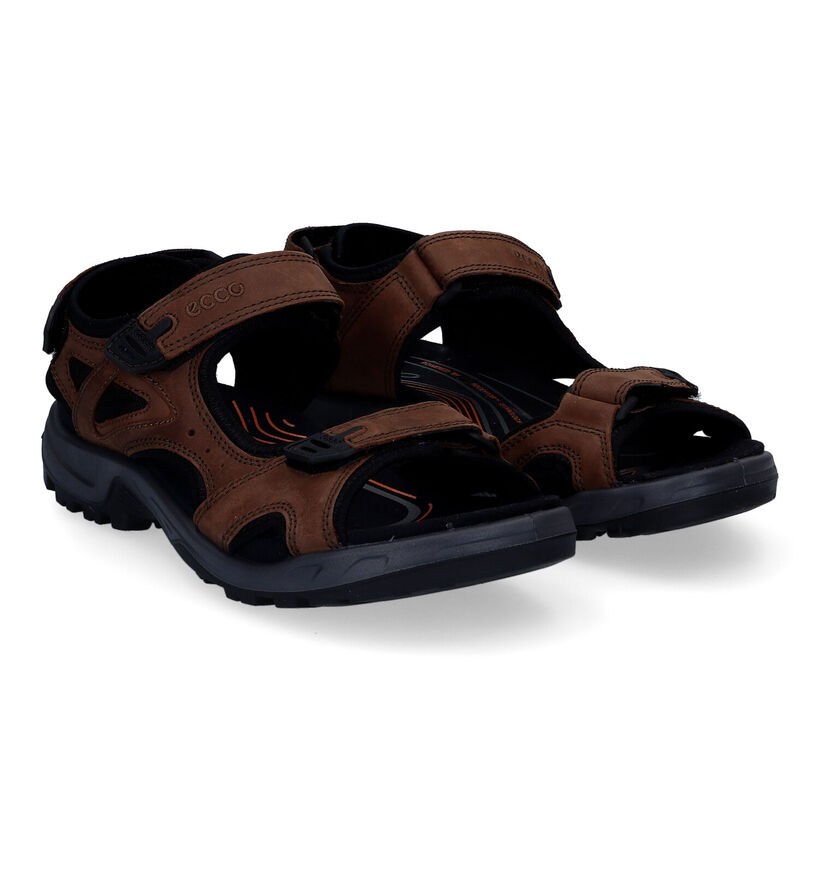 ECCO Offroad Zwarte Sandalen in nubuck (306677)