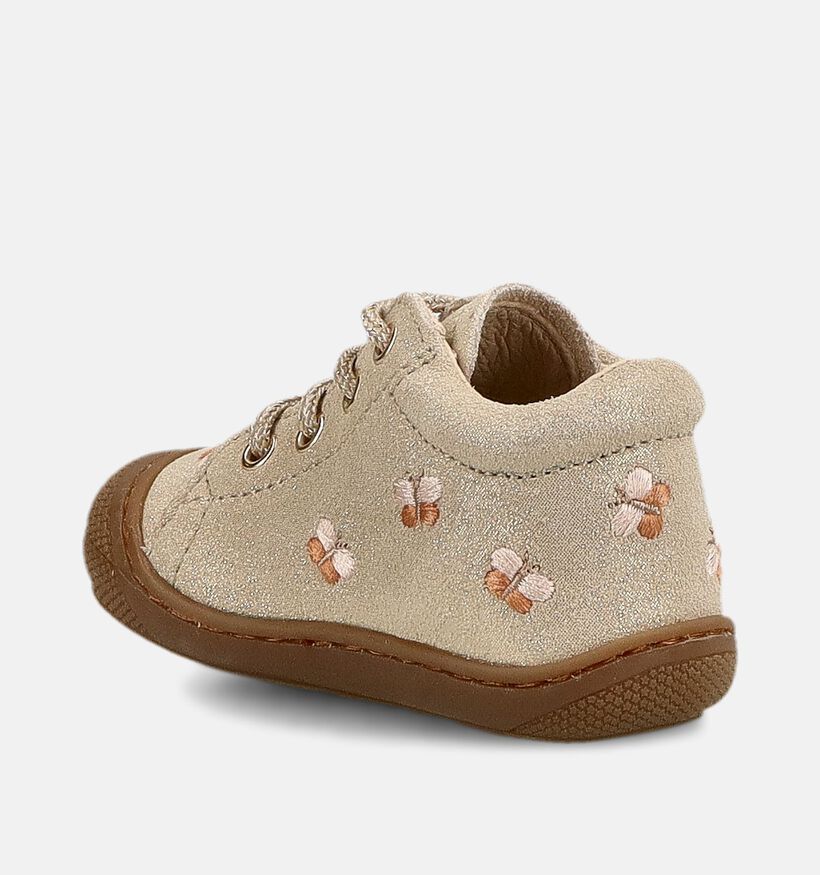 Naturino Cocoon Butterfly Chaussures b&eacute;b&eacute; en Or pour filles (380203) - pour semelles orthop&eacute;diques