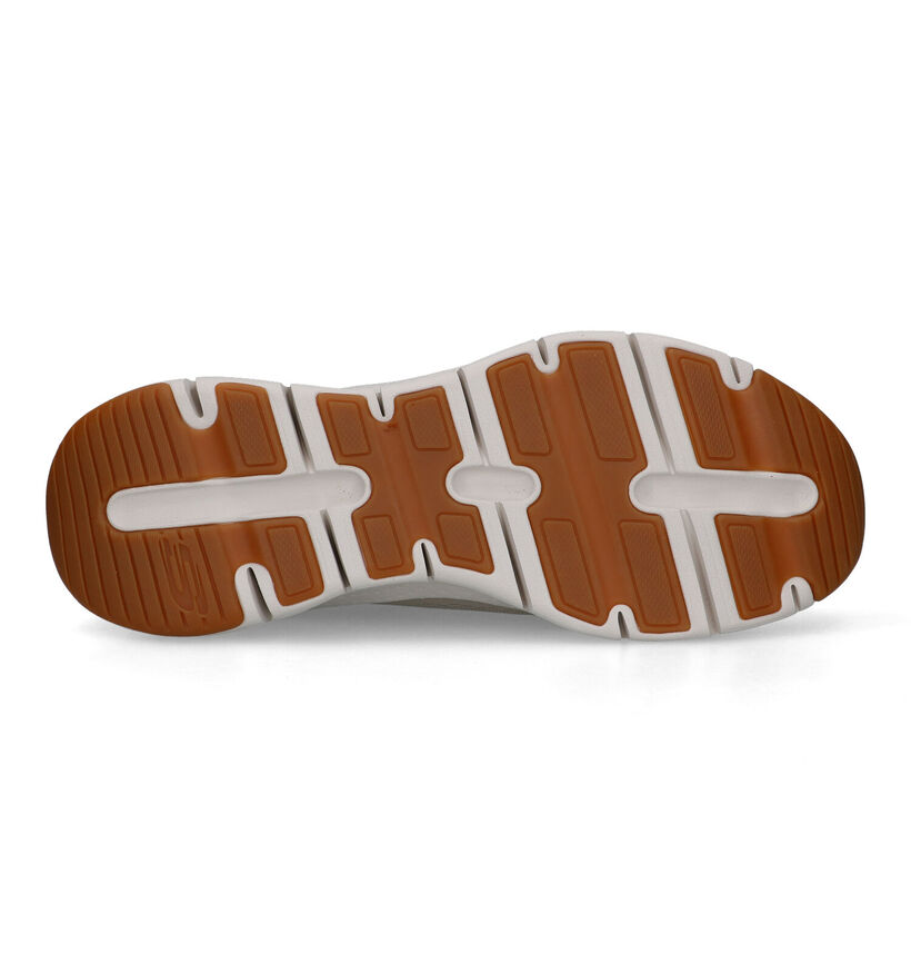 Skechers Arch Fit Olijfgroene Sneakers voor heren (340806) - geschikt voor steunzolen