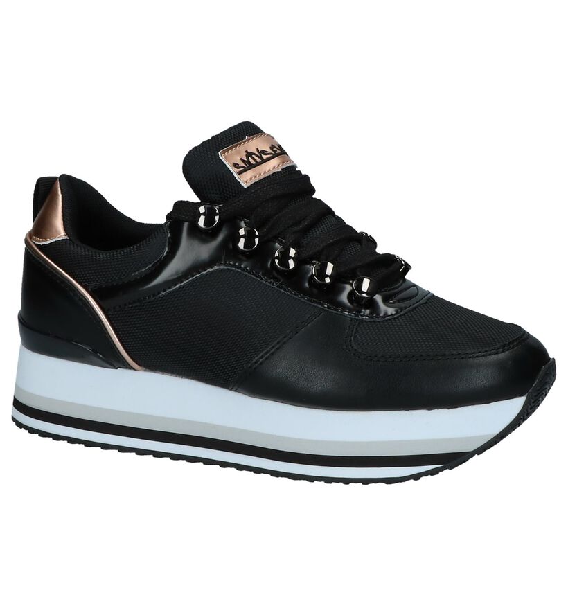 Sixtyseven Subera Zwarte Sneakers, Zwart, pdp