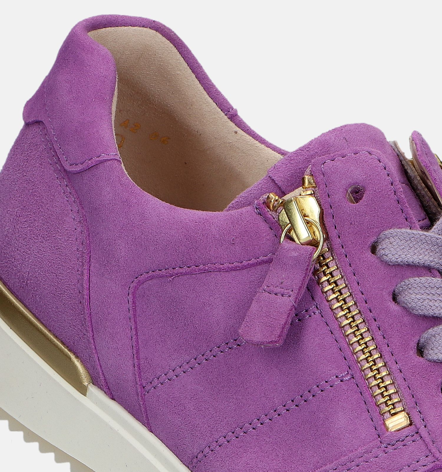 Gabor Best Fitting Paarse Sneakers Dames Sneakers Online op TORFS.BE