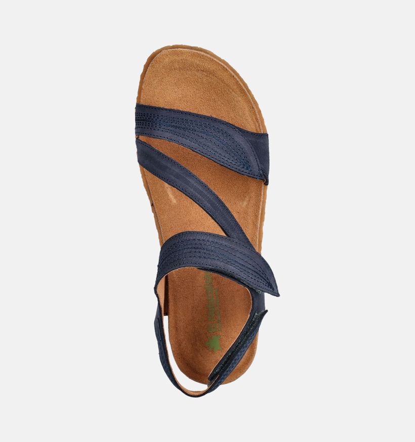 El Naturalista Panglao Sandales plates en Bleu fonc&eacute; pour femmes (372231)