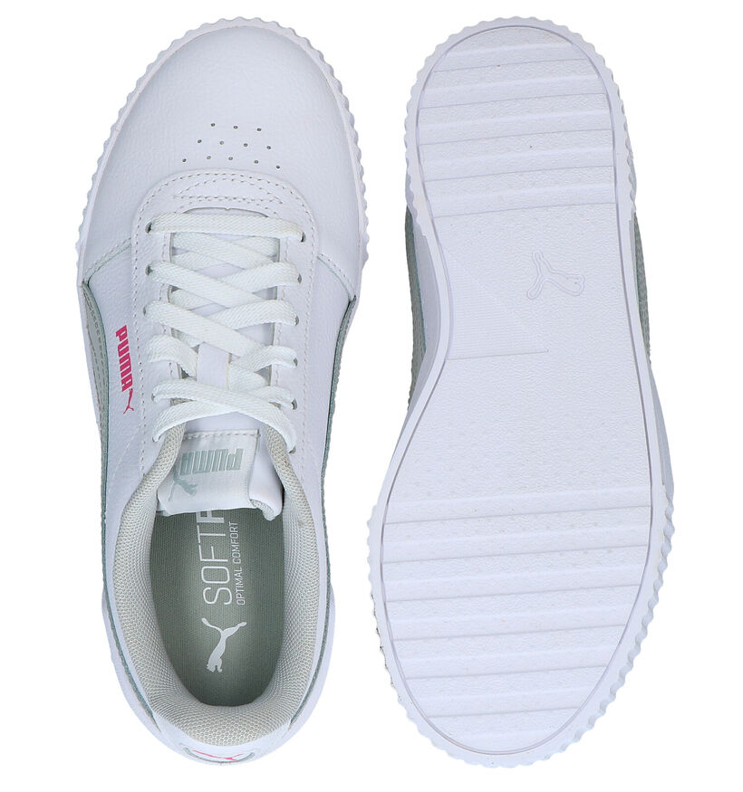 Puma Carina Witte Sneakers in kunstleer (276747)