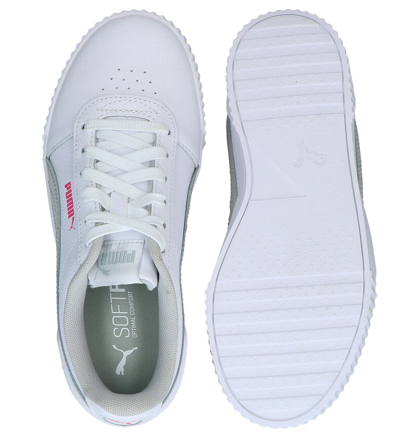 Puma Carina Baskets en Blanc en cuir (276747)