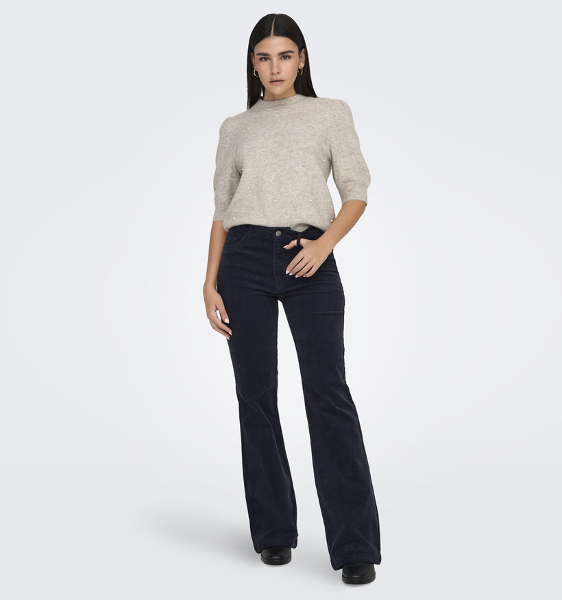 JDY Rue Life Pull en Beige pour femmes (362420)