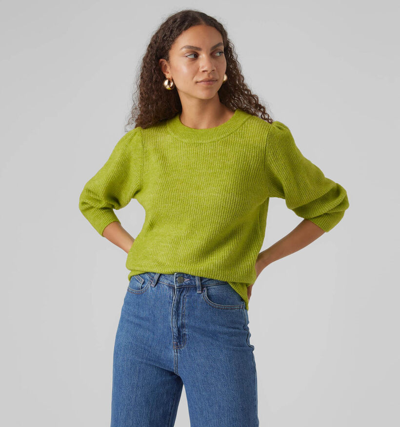 Vero Moda Vigga Pull en tricot en Bleu pour femmes (330839)