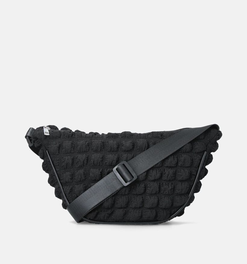 Pieces Finna Waffle Zwarte Crossbody tas voor dames (351082)