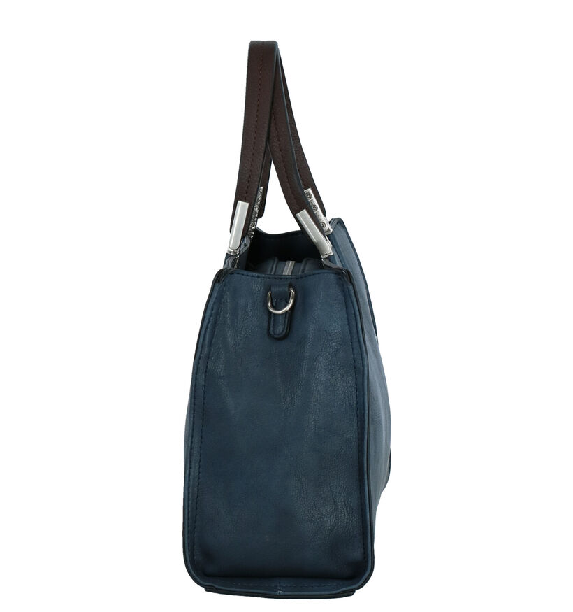 Abbacino Langarita Sac à Main en Bleu en simili cuir (262532)