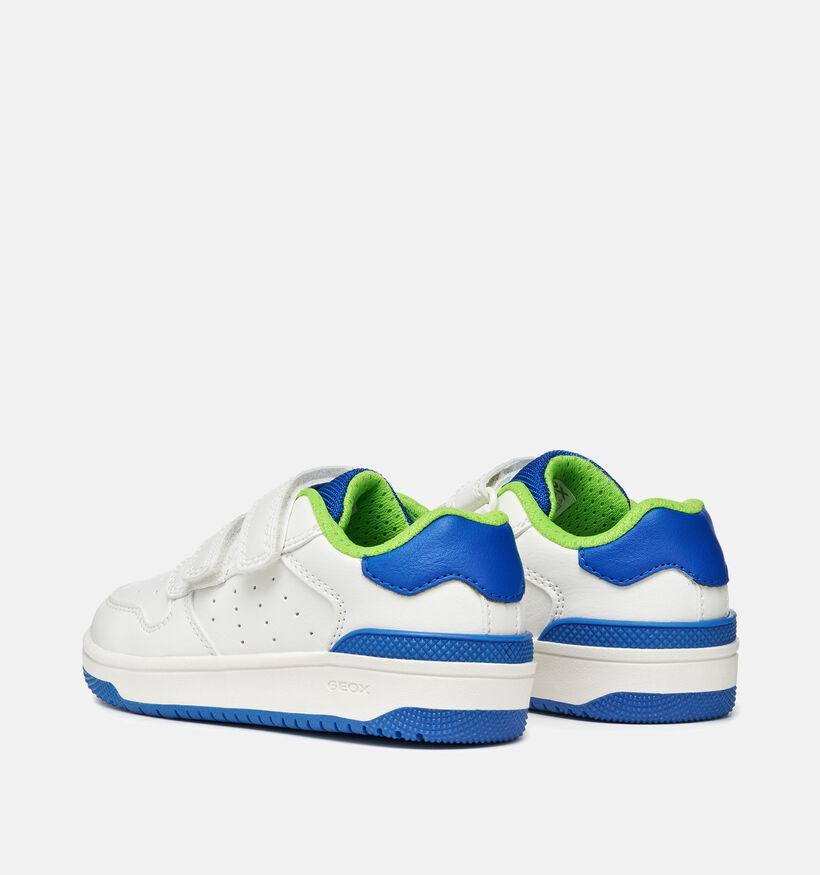 Geox Washiba Witte Velcroschoenen voor jongens (356386) - geschikt voor steunzolen