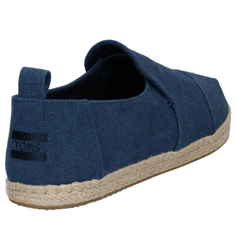 Toms Espadrilles en Bleu en textile (272349)