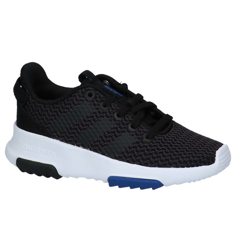 Blauwe Sneakers adidas Cloudfoam Racer TR K in stof (221645)