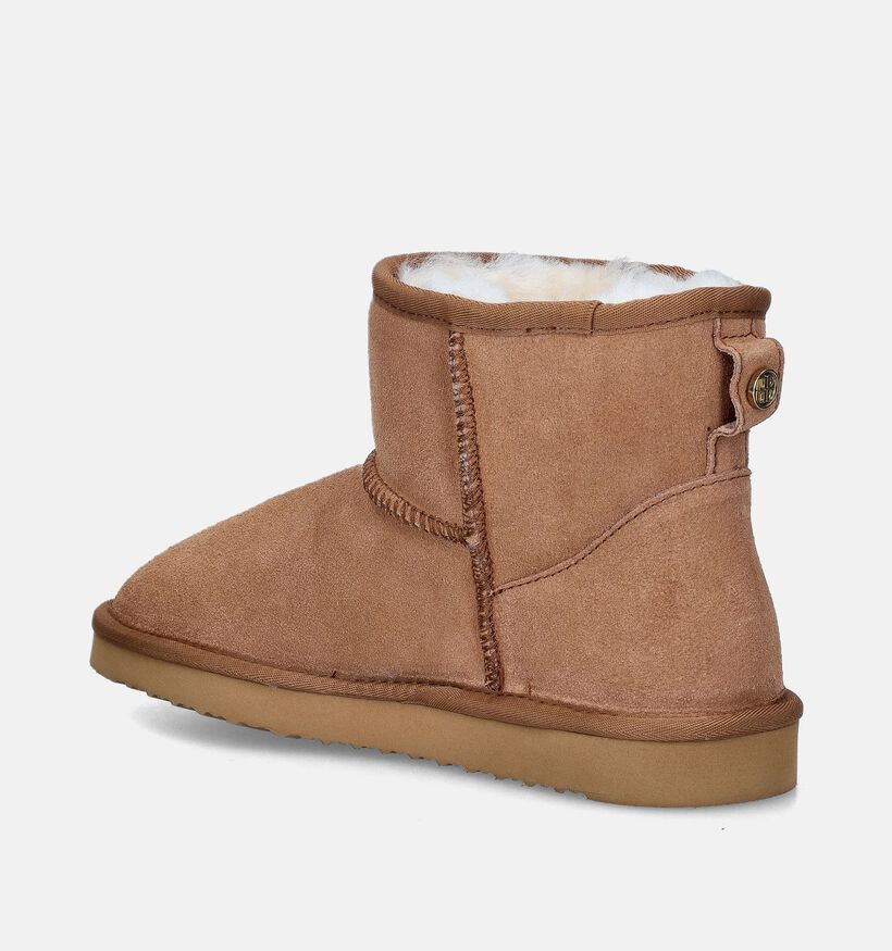 Laurent David Bottines Fourrées en Cognac pour femmes (348804)