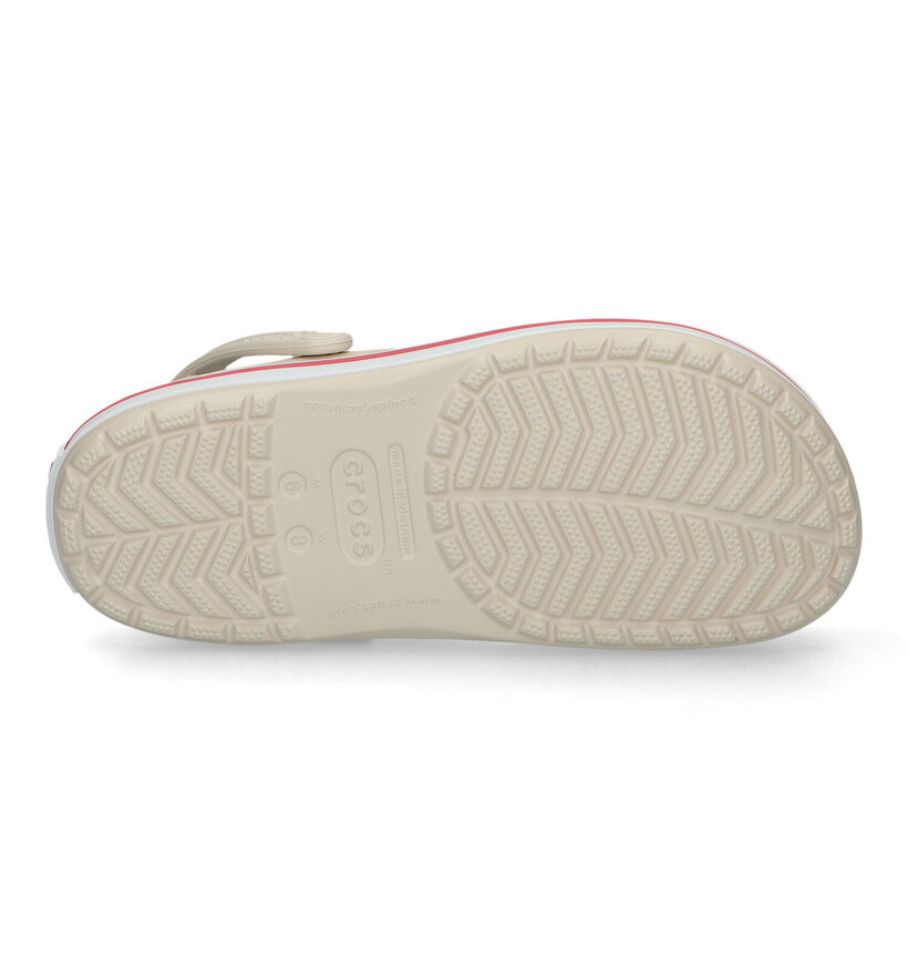 Crocs Crocband Clog Claquettes en Beige pour femmes (356293)