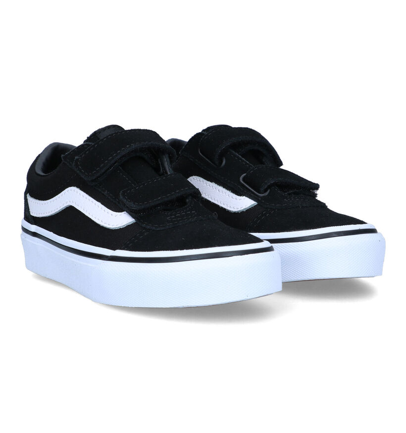 Vans Ward V YT Baskets de skate en Noir pour filles, garçons (336459)