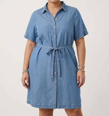 Vero Moda Curve Kleedjes Blauw