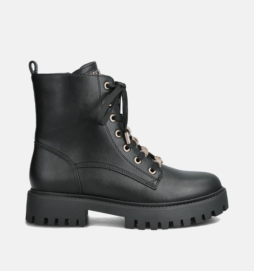 Guess Fionaa Boots à lacets en Noir pour femmes (359536)