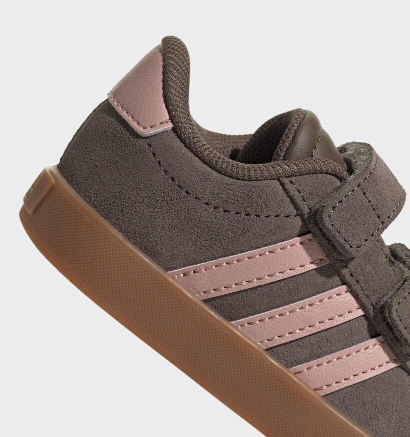 adidas VL Court 3.0 Bruine Babysneakers voor meisjes (375496)