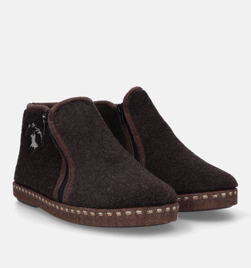 Hush Puppies Douvent Bruine Hoge pantoffels voor heren (330021)