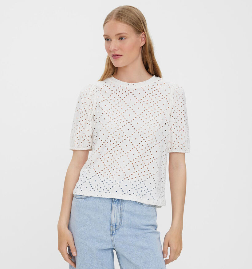 Vero Moda Tassa T-shirt en Bleu (312033)