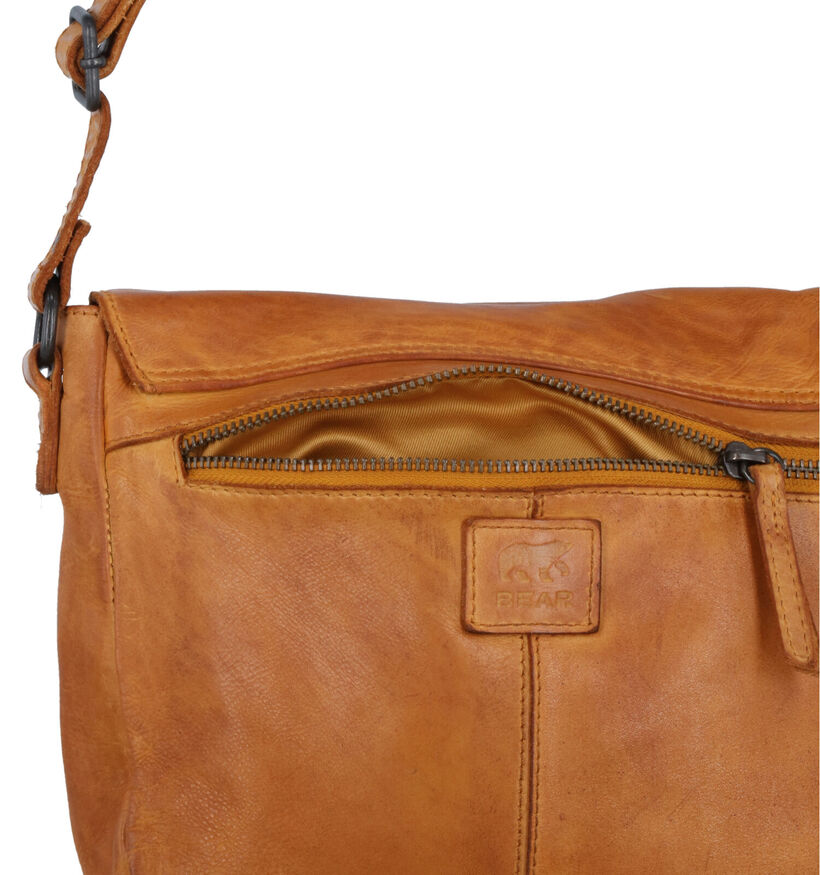 Bear Design Sac porté croisé en Jaune pour femmes (358870)