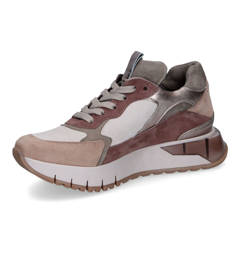 Softwaves Camel Sneakers in daim (316721)