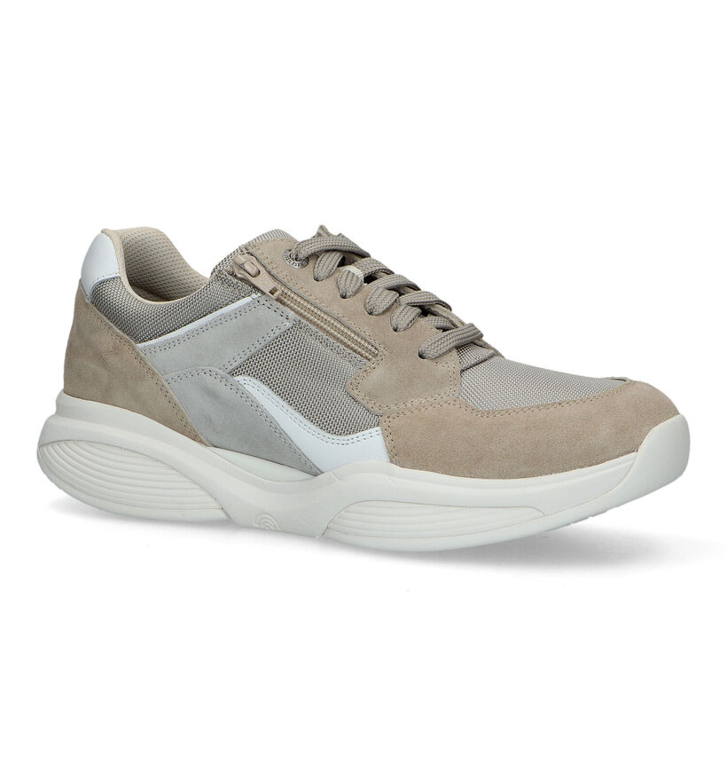 Xsensible SWX14 Beige Veterschoenen voor heren (324853) - geschikt voor steunzolen