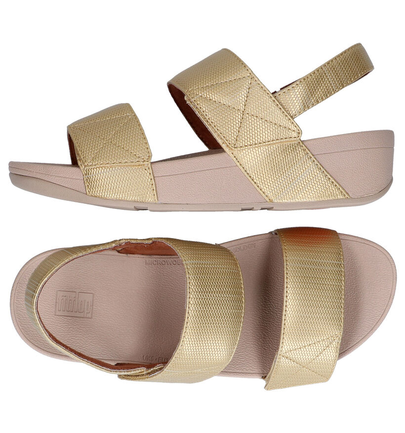 FitFlop Mina Gouden Sandalen in kunstleer (286714)