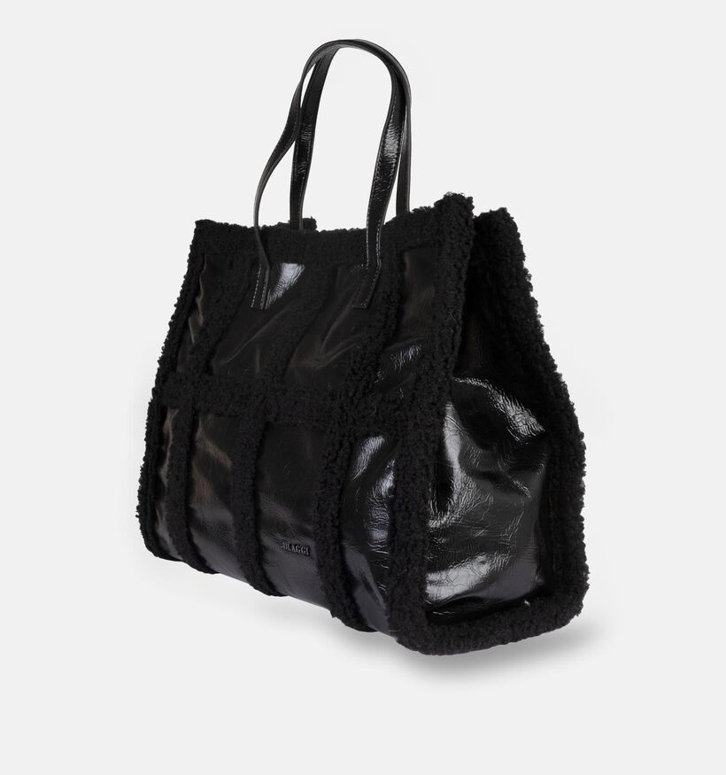 Bulaggi Lammy Zwarte Shopper tas met rits voor dames (333006)