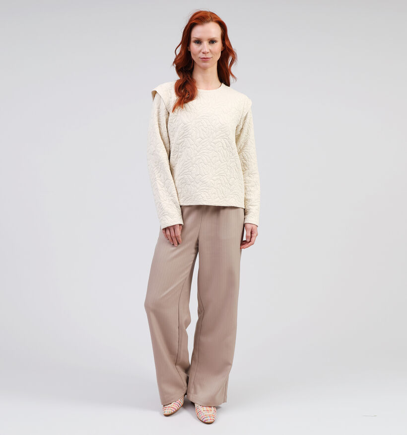 Vila Esmeralda Beige Sweater voor dames (353028)