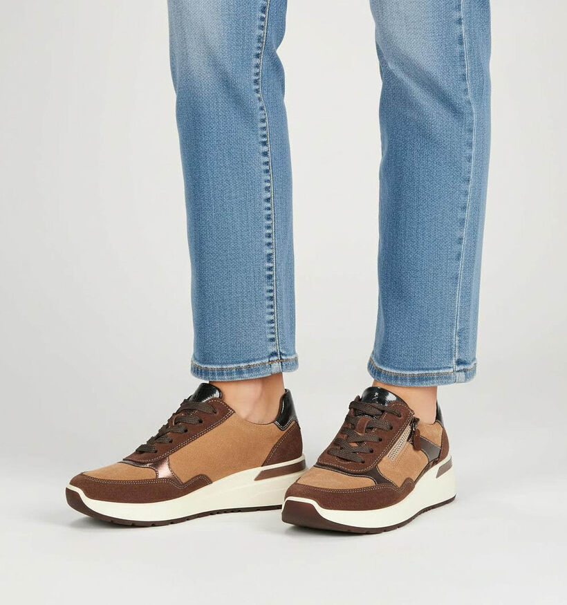 Ara Garda Baskets en Marron pour femmes (362475) - pour semelles orthopédiques