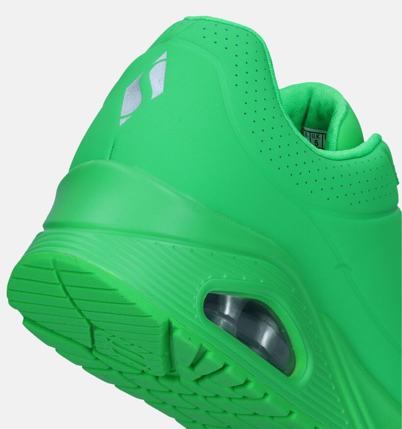 Skechers Uno Stand On Air Groene Sneakers voor dames (334199)