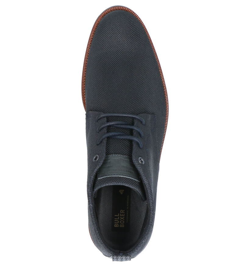 Bullboxer Blauwe Hoge Schoenen in nubuck (276958)