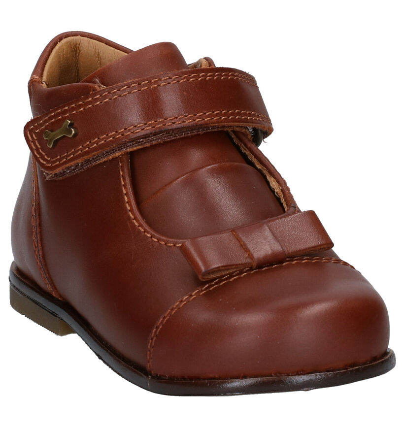 STONES and BONES Bea Bottines en Cognac en cuir (282261)