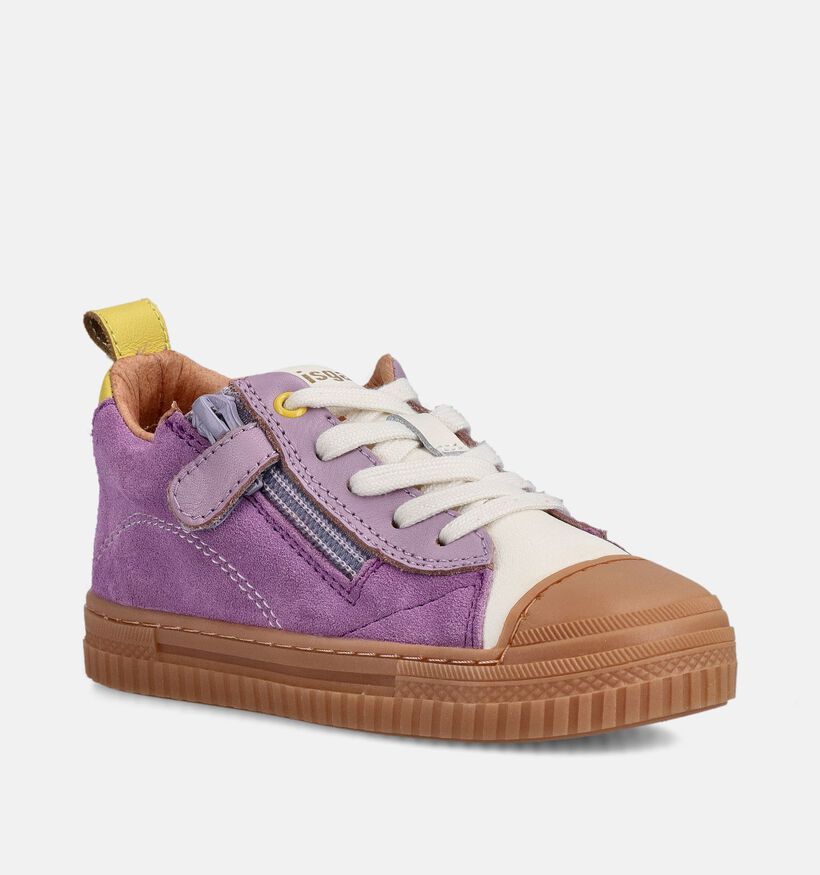 Bisgaard Baskets en Lilas pour filles (370787) - pour semelles orthop&eacute;diques