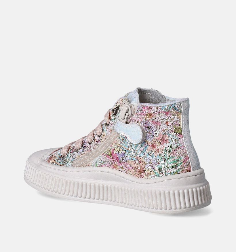 Beberlis Roze Sneakers voor meisjes (355409) - geschikt voor steunzolen