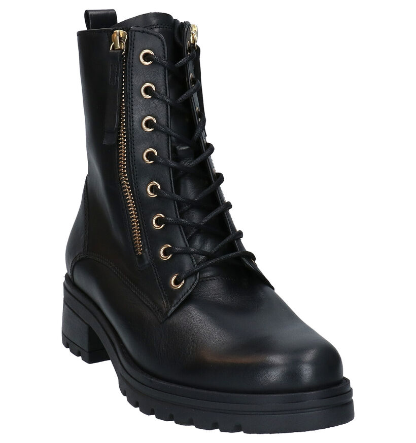 Gabor OptiFit Bottines en Noir en cuir (297215)