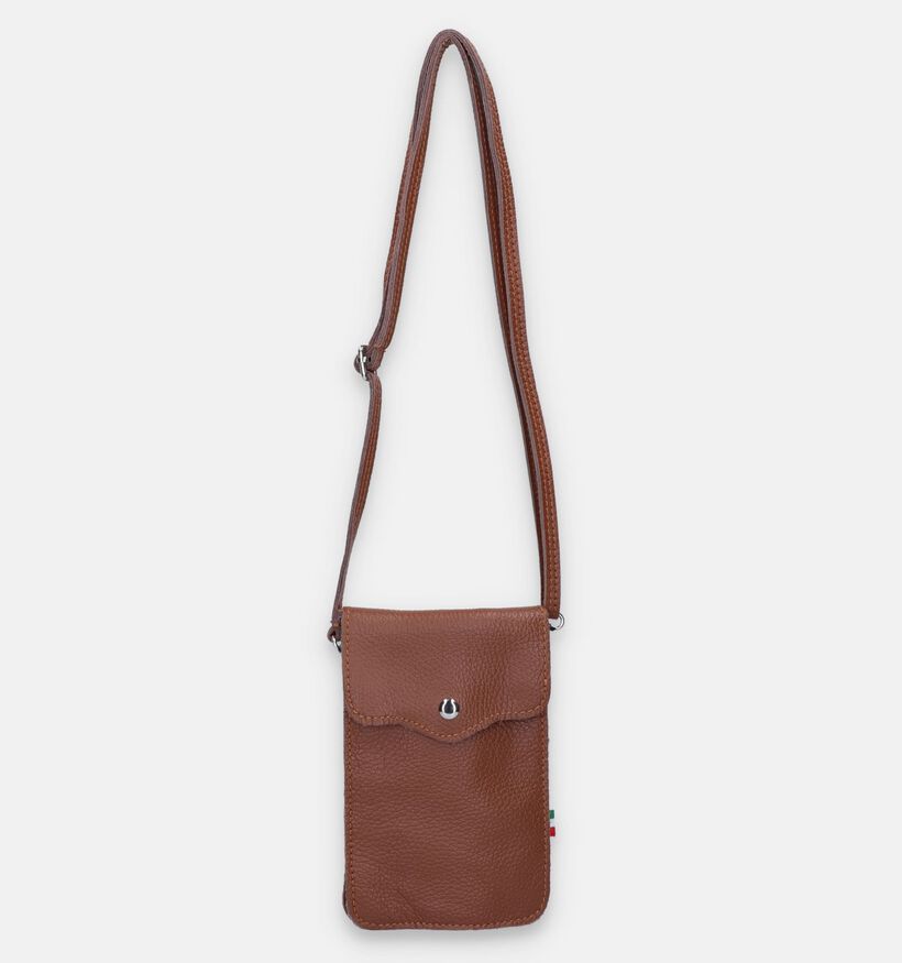 Time Mode Jin Pochette pour téléphone en Marron pour femmes (337420)