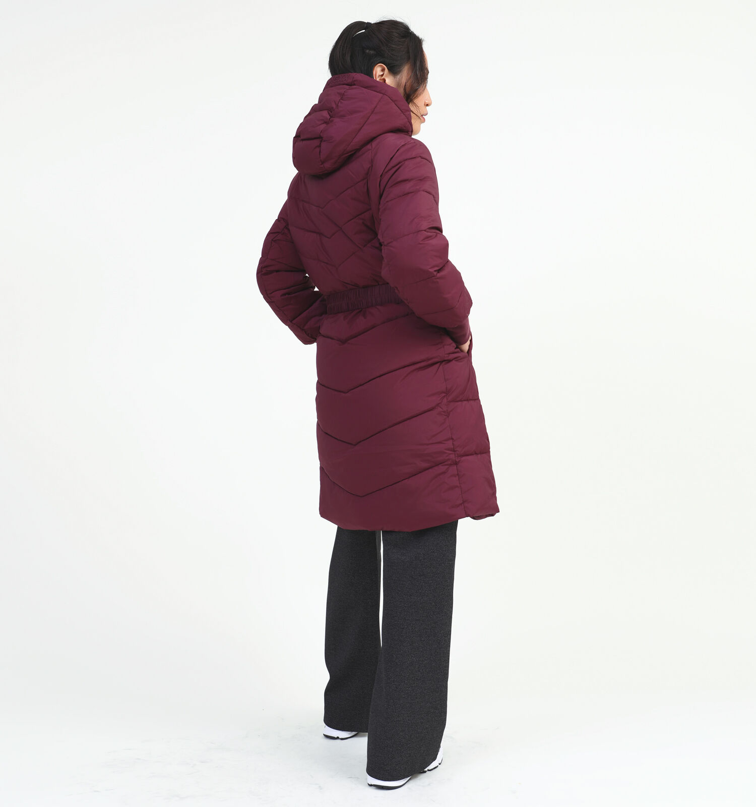 Manteau hiver bordeaux 2025