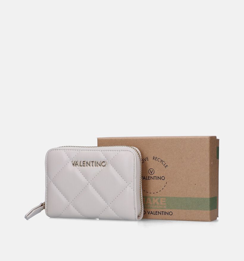 Valentino Handbags Ocarina Porte-monnaie Zippé en Beige pour femmes (340267)