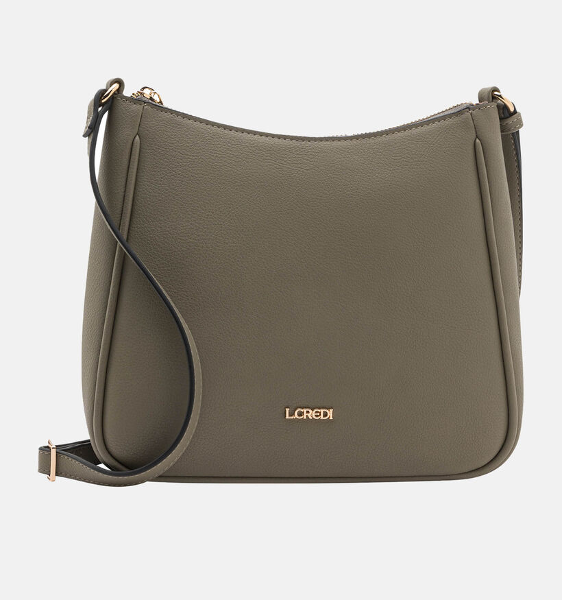 L.Credi Orietta Kaki Schoudertas voor dames (356611)
