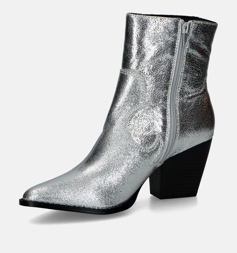 La Strada Bottines à talons en Argent pour femmes (332023)