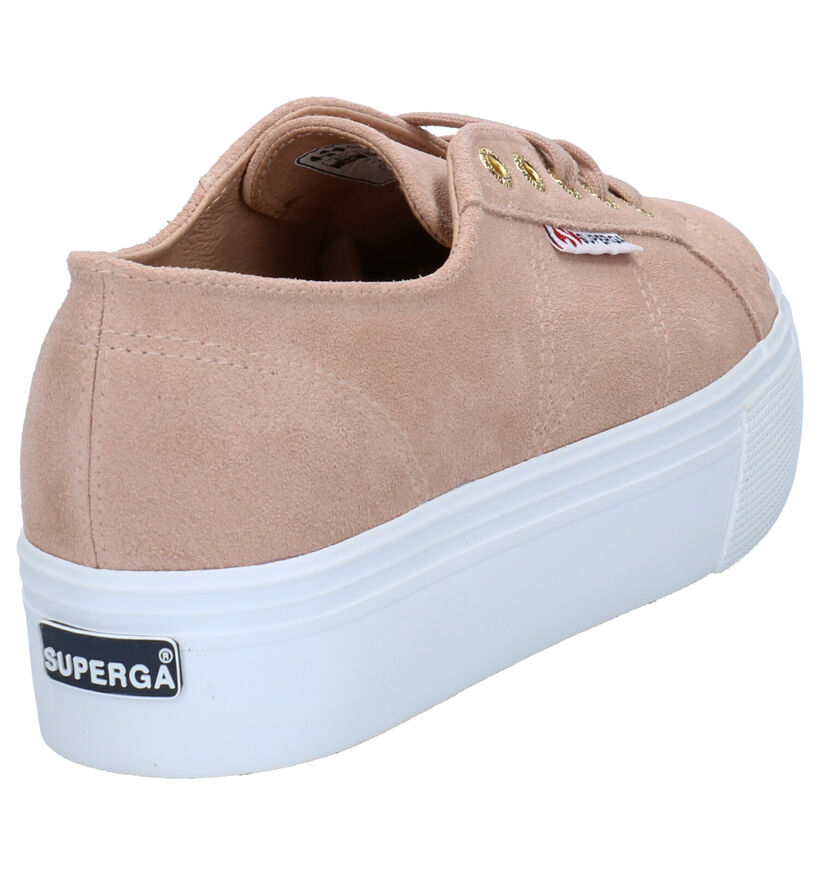 Superga Roze Sneakers in nubuck (284299)
