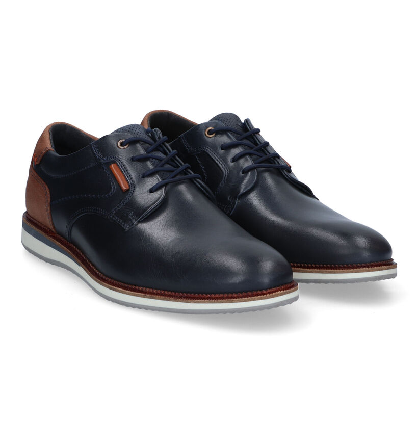 Bullboxer Chaussures classiques en Bleu foncé pour hommes (319436) - pour semelles orthopédiques