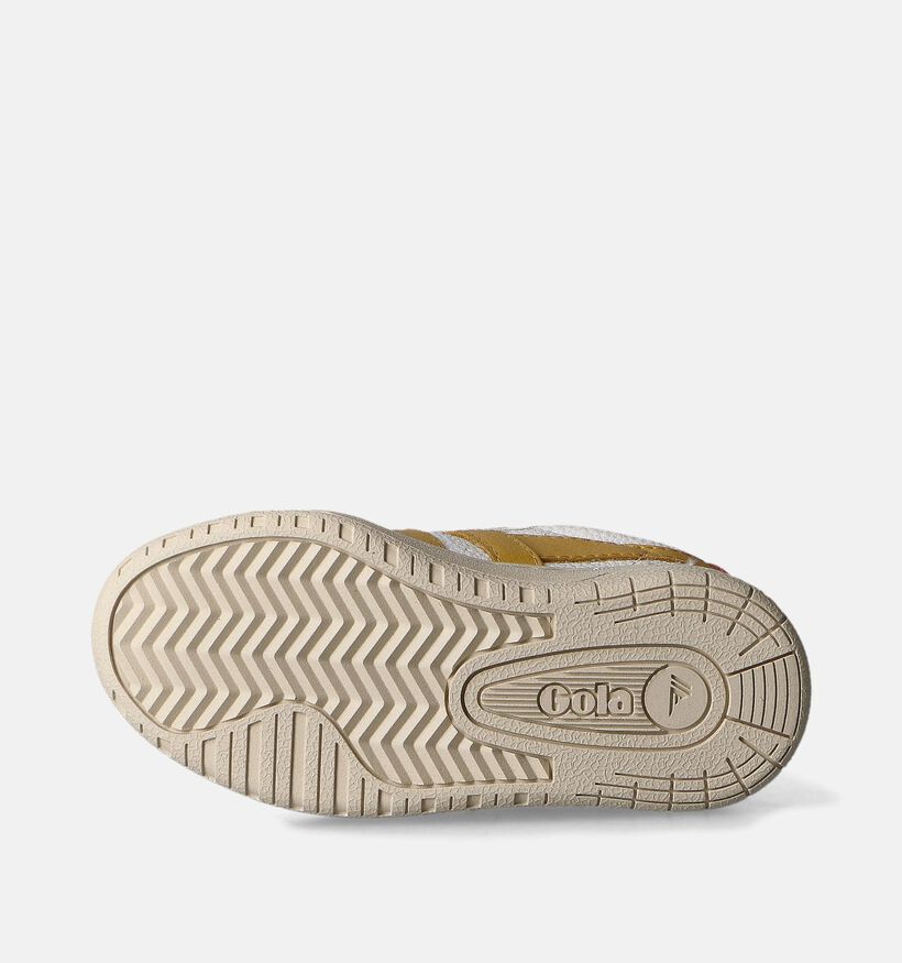 Gola 415 Falcon Strap Witte Sneakers voor meisjes (352376) - geschikt voor steunzolen