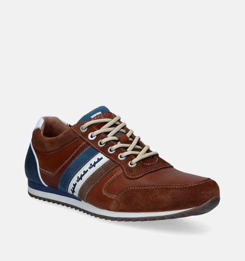 Australian Camaro Chaussures à lacets en Cognac pour hommes (337775) - pour semelles orthopédiques