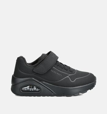 Skechers Memory Foam Sneakers Zwart/Wit/Blauw