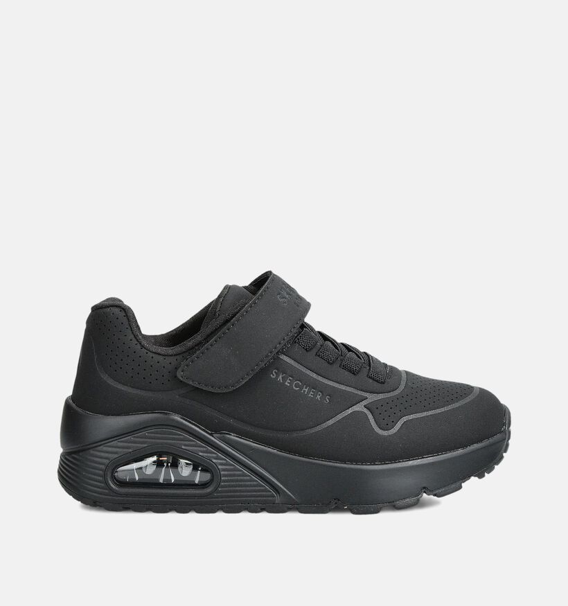 Skechers Uno Air Blitz Baskets basses en Noir pour filles, garçons (360973) - pour semelles orthopédiques
