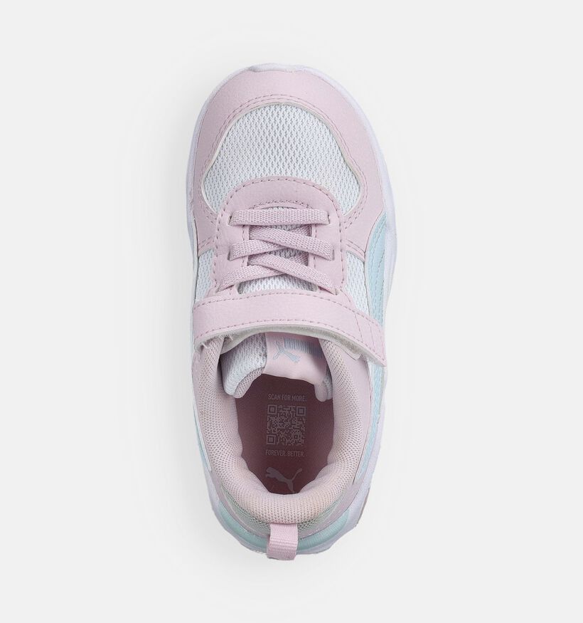 Puma Trinity 2 LT Witte/Roze Sneakers voor meisjes (375582) - geschikt voor steunzolen