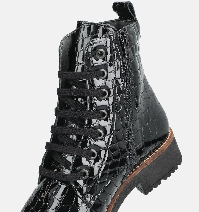 Pitillos Zwarte Boots met Veter voor dames (379727) - geschikt voor steunzolen