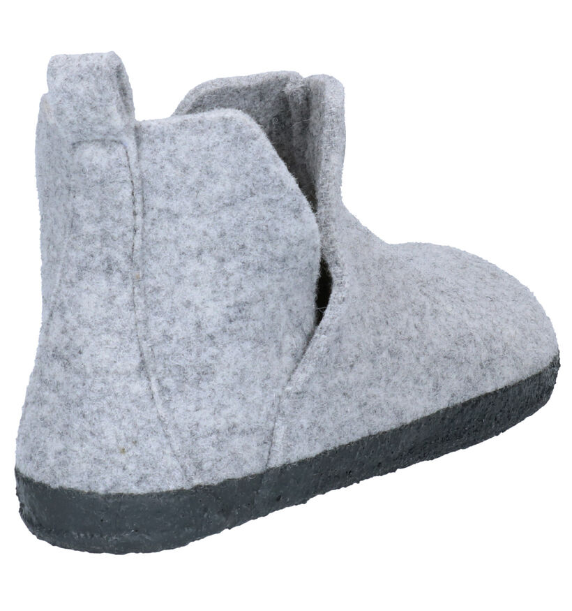 Birkenstock Andermatt Pantoufles hautes en Gris pour femmes (314086)